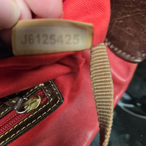 Dooney & Bourke Red Pebbled Leather Large Hobo Bag 2014 - Picture 13 of 16